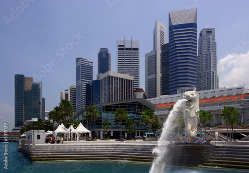 Photography cityscape of singapore