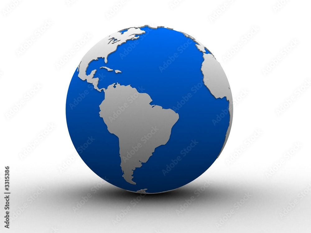 Fototapeta premium 3d globus