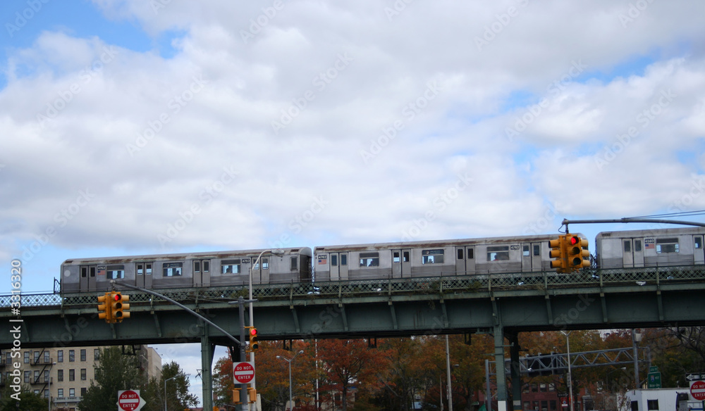 Obraz premium new york subway train