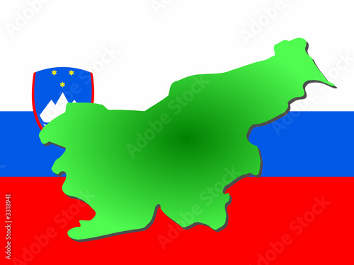 map of slovenia