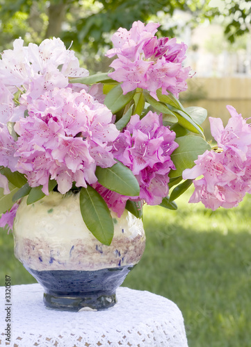flowers and vase