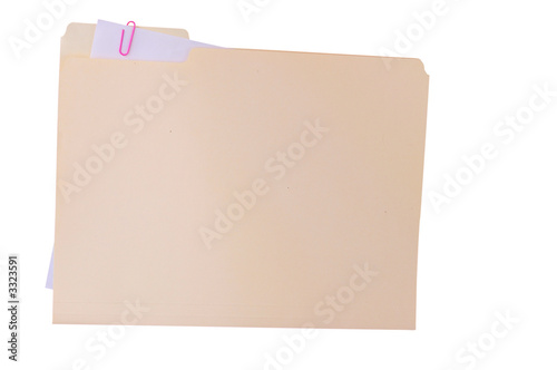 folder on white