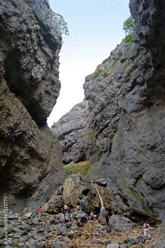 Canvas Print gordale scar scramble
