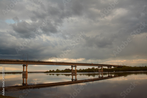 bridge over a  river © Liudmila Korsakova