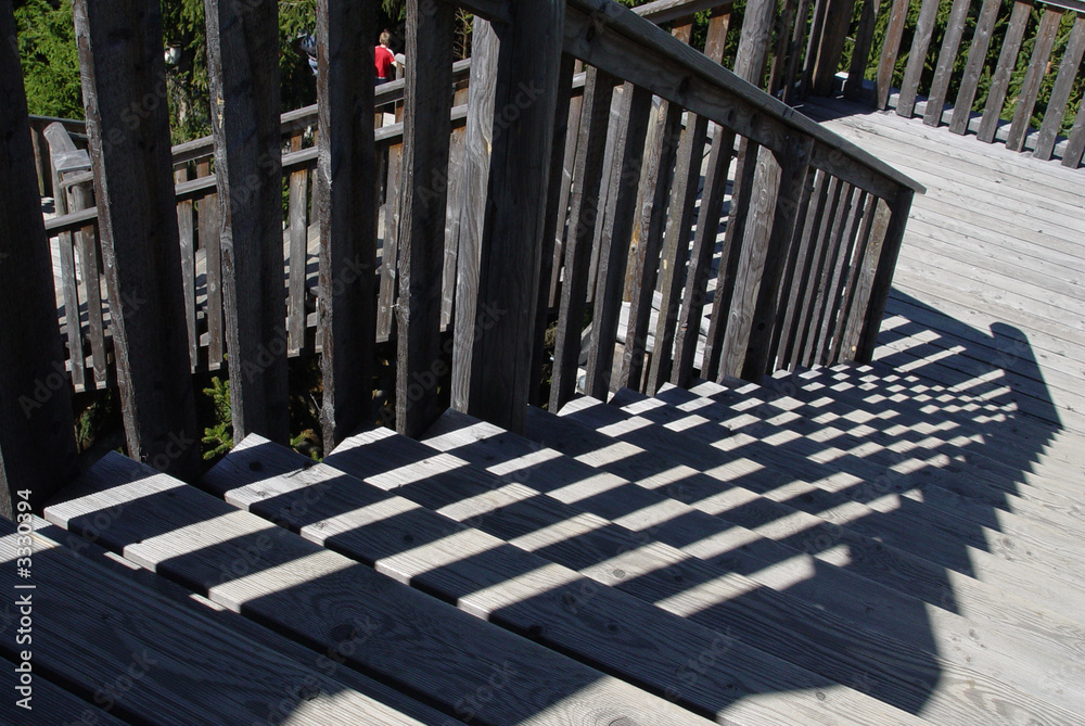 Obraz premium holztreppe