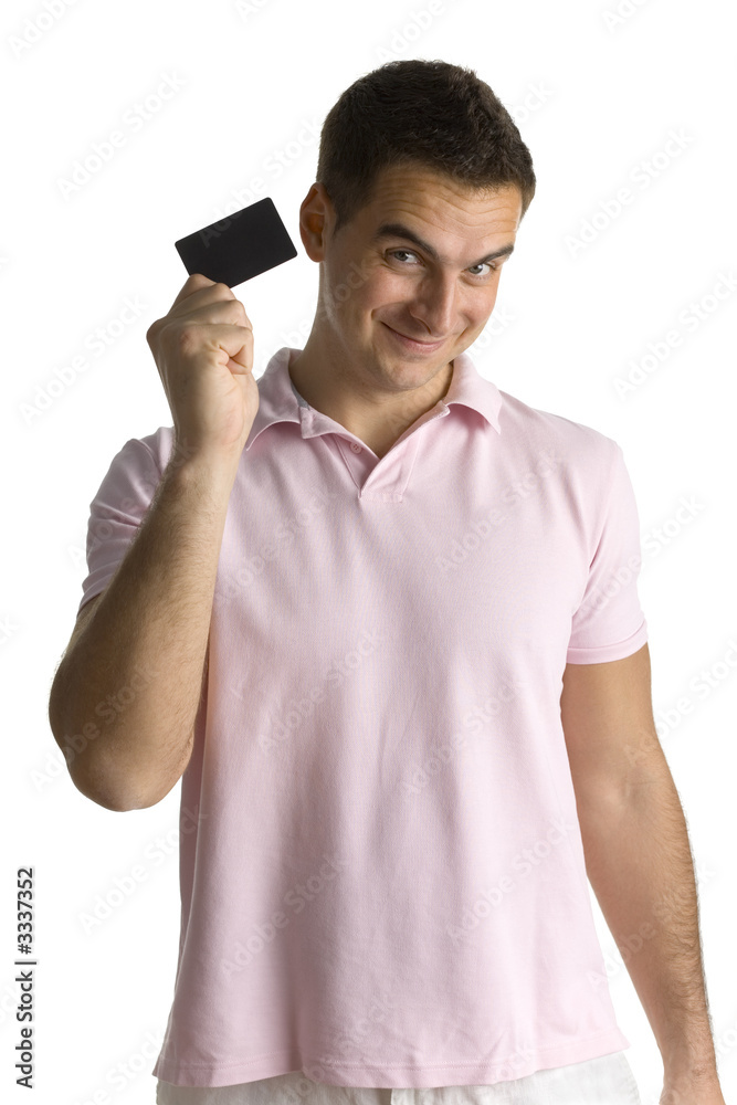 man with card man with card