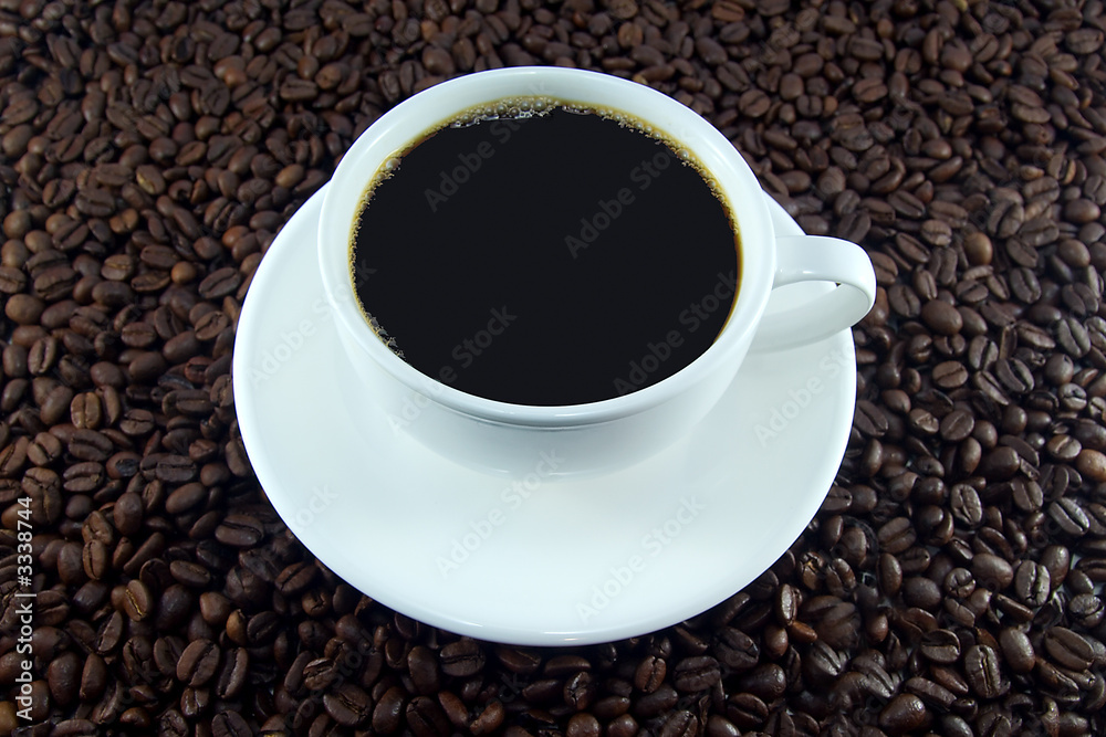 coffee on beans coffee on beans