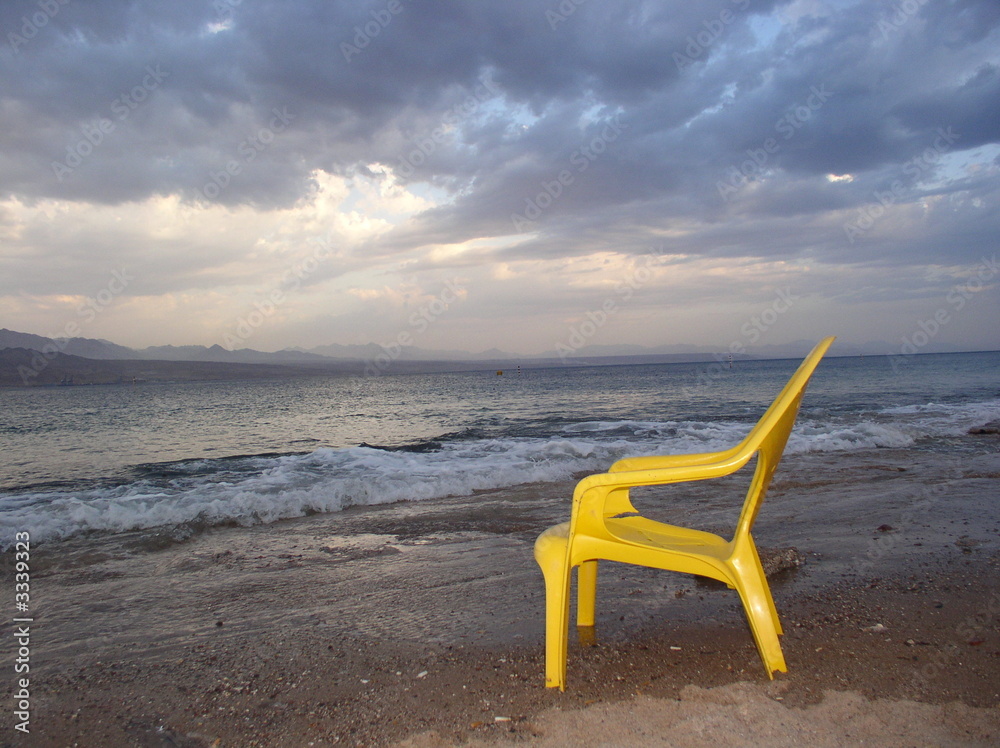 have a seat at the beach