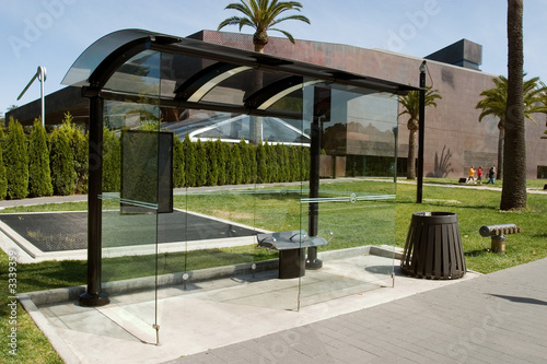 Photography de young museum bus stop