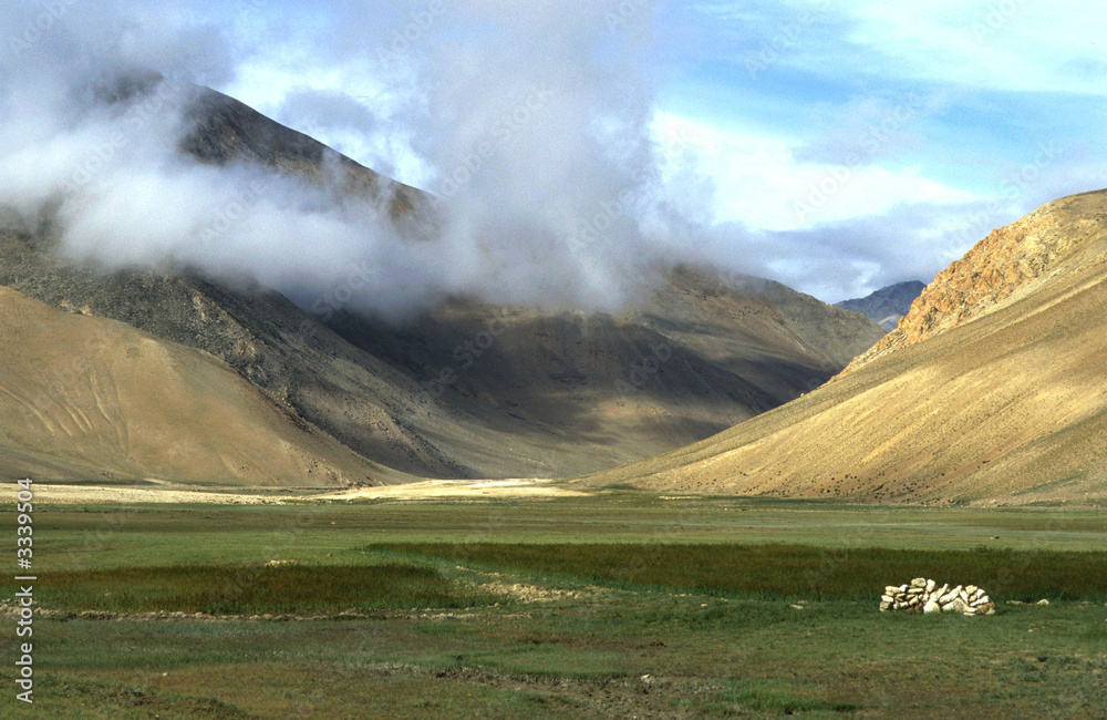 une plaine au tibet