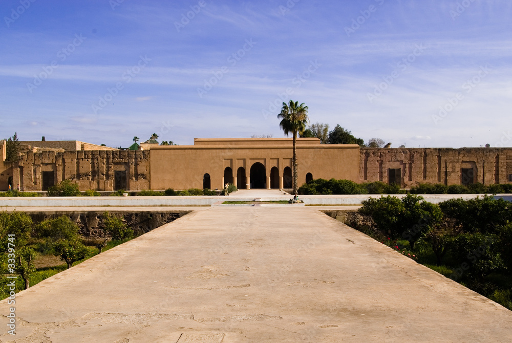 the el badi palace, marrakech