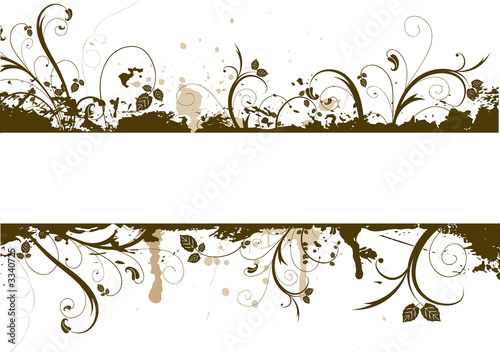 Fototapeta Naklejka Na Ścianę i Meble -  floral grunge