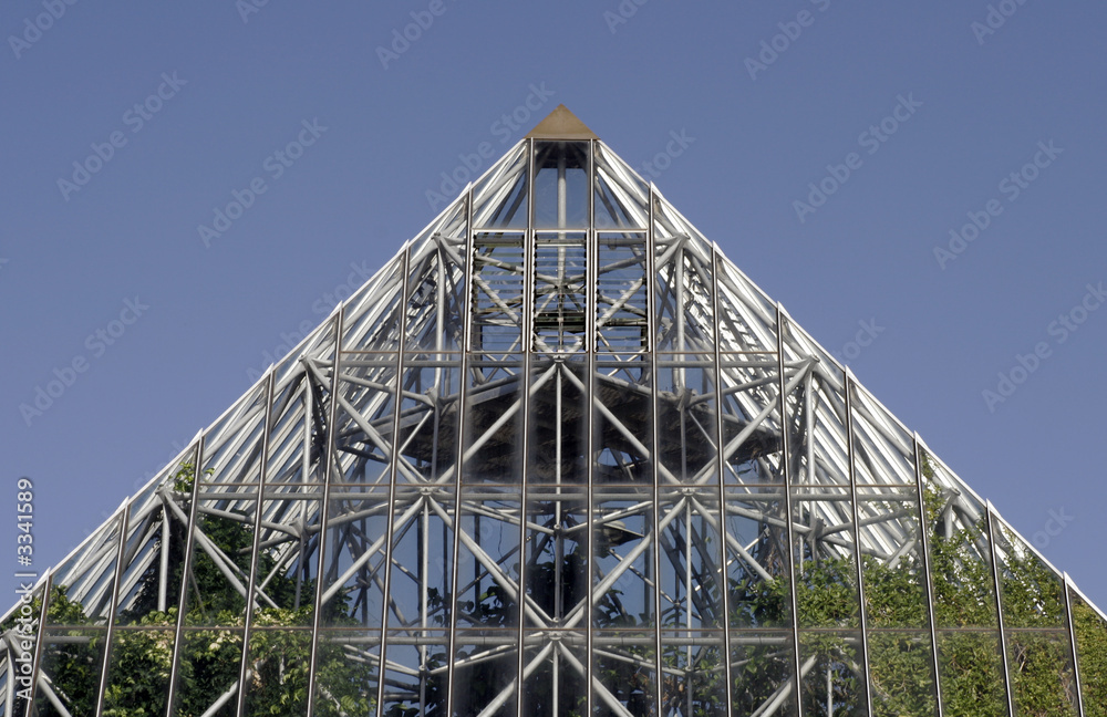 modern building - pyramid