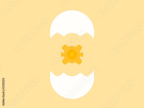 fractal - abstract chicken