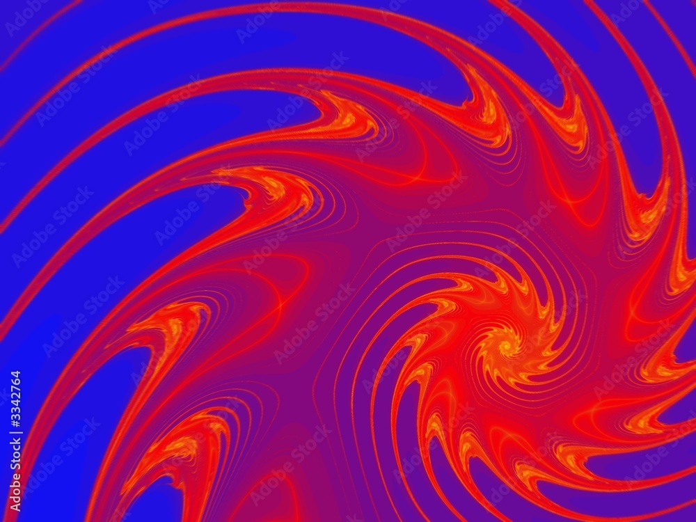Obraz premium fractal - rooster