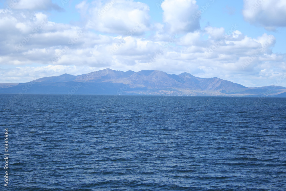coastline of the isle of arran scotland