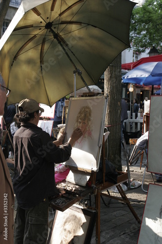 Canvas Print painter