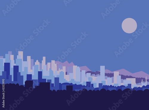 city skyline