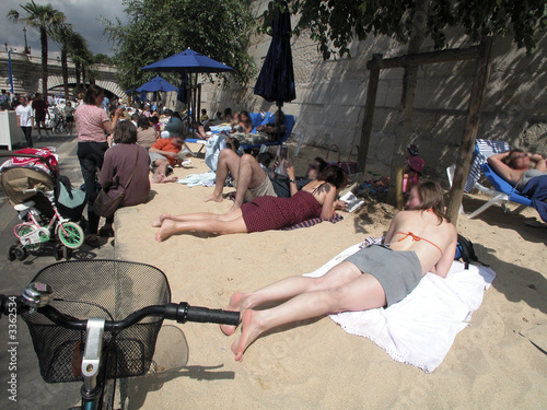 Wall Mural paris plage