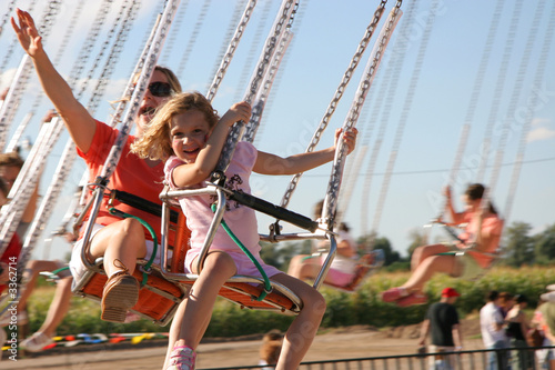 amusement park swings