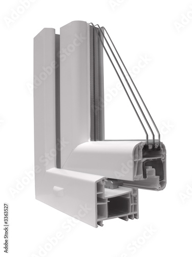 the sample of pvc of a window