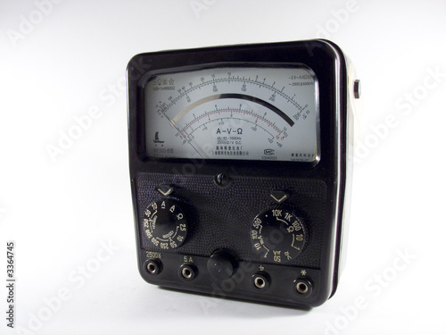  old analog multimeter