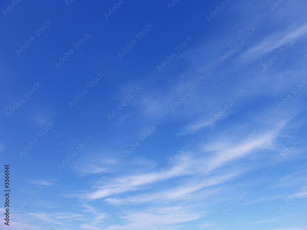 blue sky white cloud