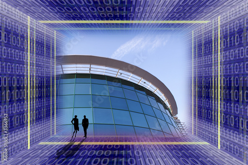 business concept scene with office building