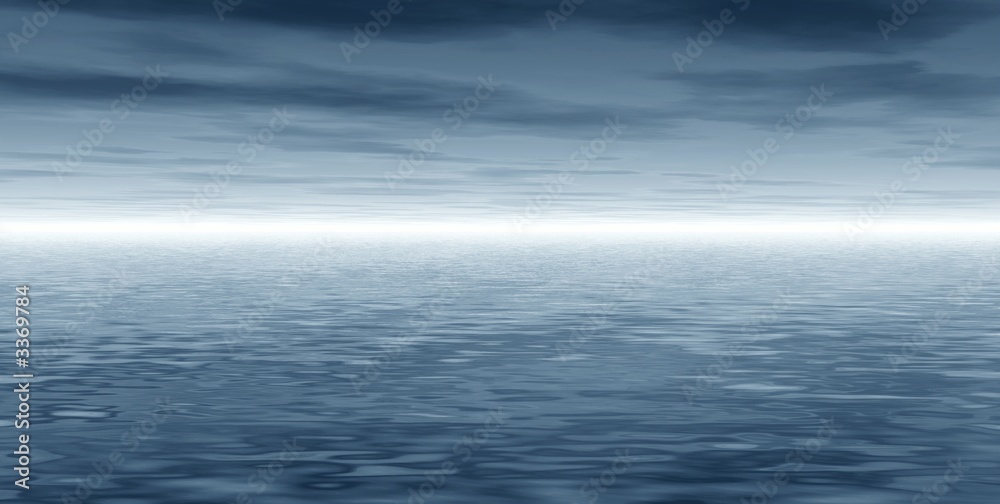 Obraz premium panoramic overcast landscape