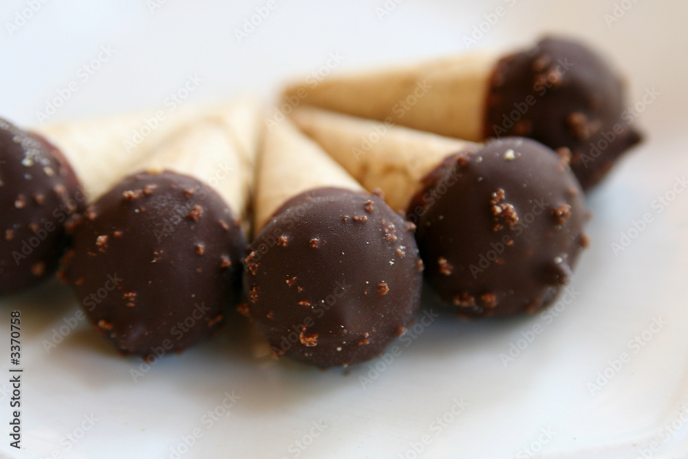 cônes au chocolat #1 cônes au chocolat #1