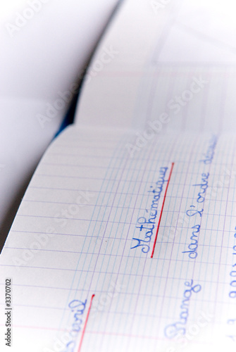 Wallpaper Mural cahier d'exercice à l'école Torontodigital.ca