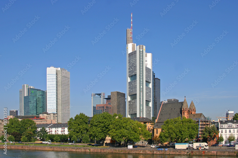 Naklejka premium frankfurt am main