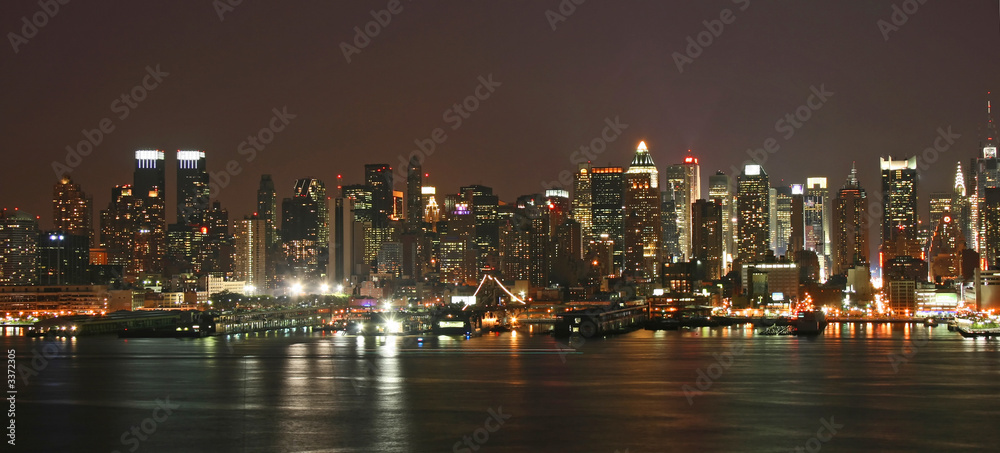 Obraz premium manhattan mid-town skyline