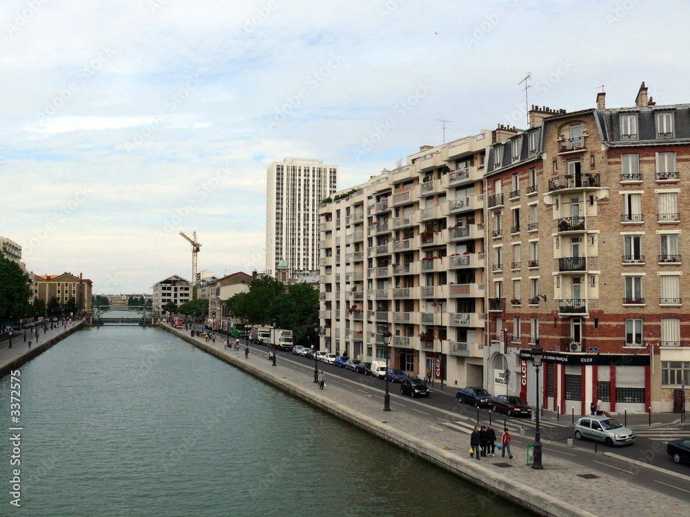 Naklejka premium bord des quais paris 19.