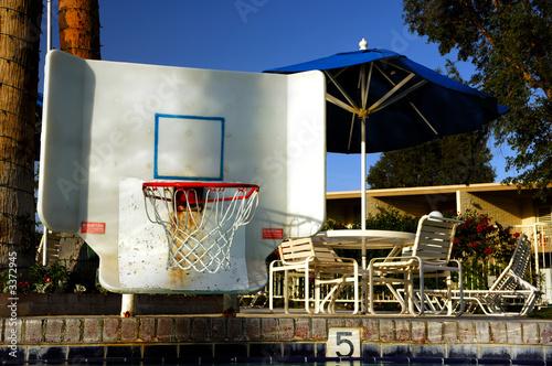 poolside basketball