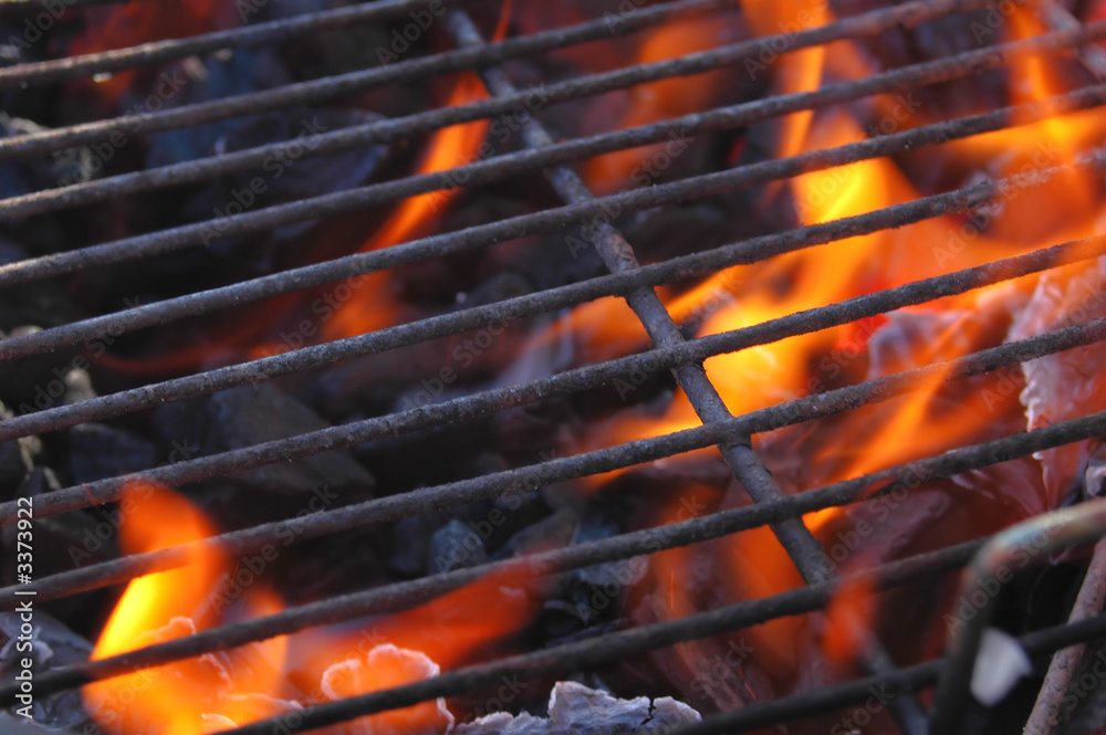 barbecue flames barbecue flames