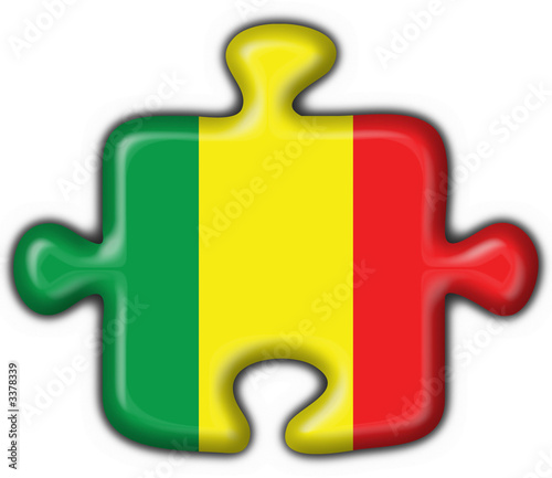 bottone puzzle mali  button  flag