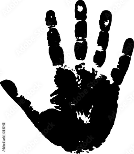 print of a palm