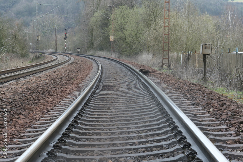 Obraz premium bahnweg