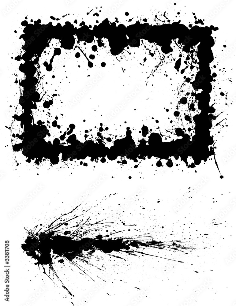 ink border and blotch ink border and blotch