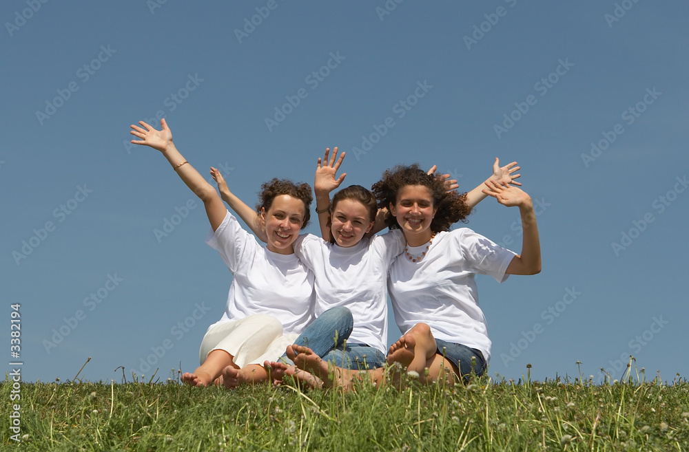 three three