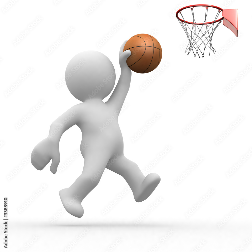 3d human basketball