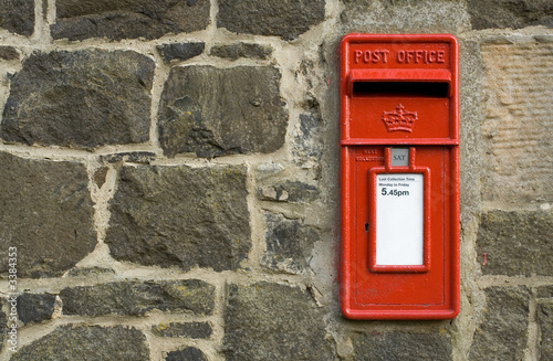 british red post box