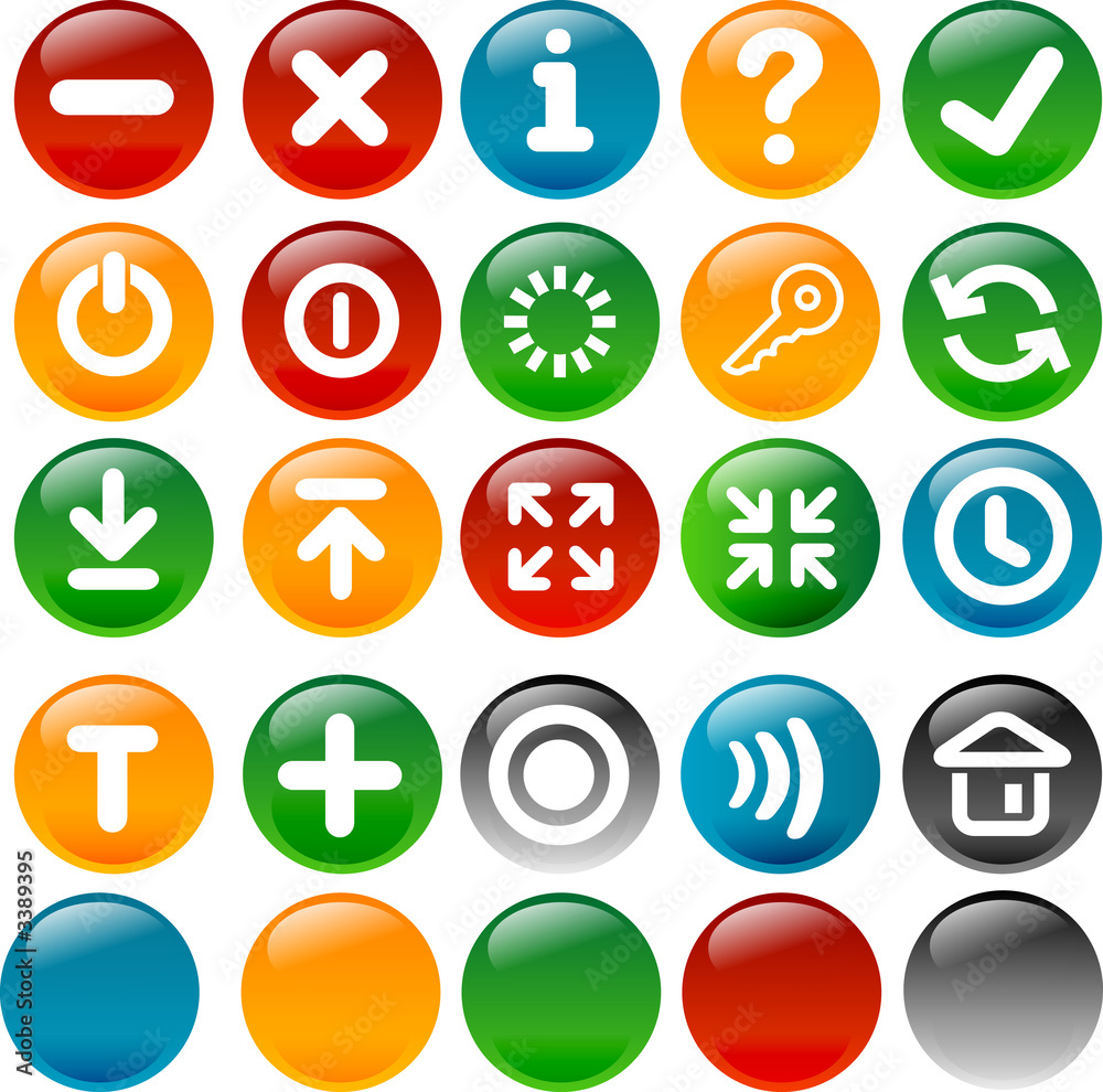 Internet and application icon Internet and application icon