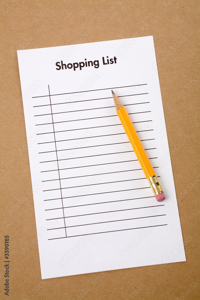 shopping list shopping list