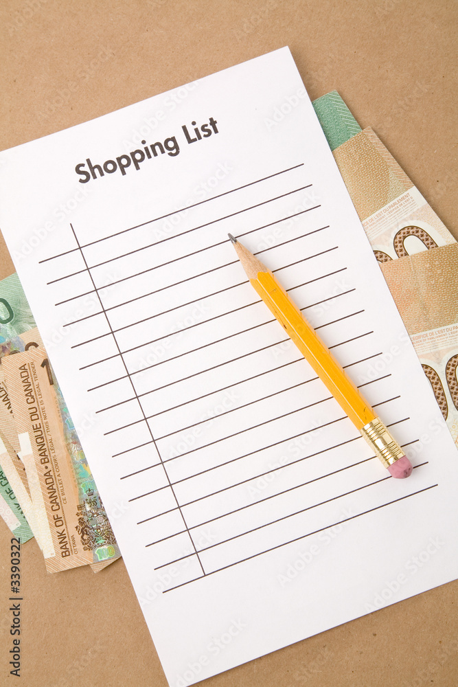 shopping list shopping list