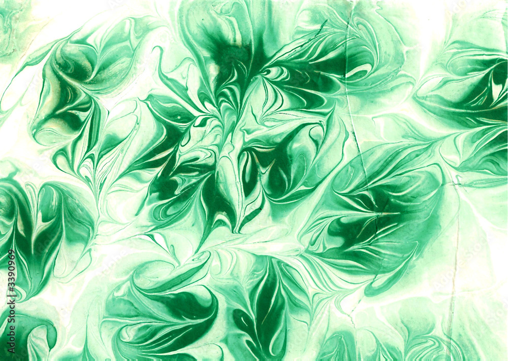 Obraz premium marmoriert in grün