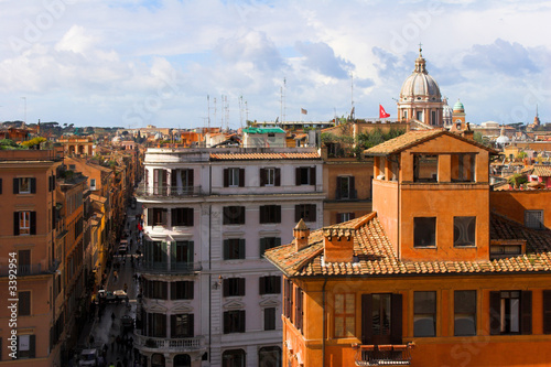 panoramic view from the roof of building in rome © Denis Babenko