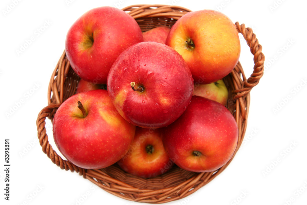 apples in basket