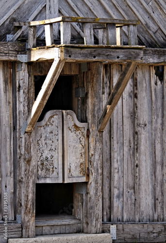 inn entrance-rustic
